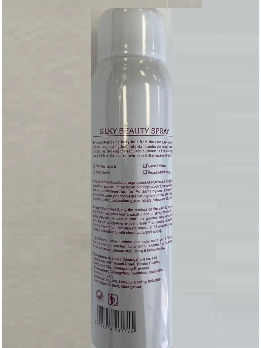 Silky Beauty Hair Removal Spray - Silky Smooth Skin